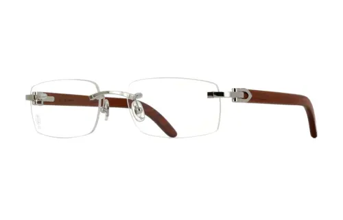 Cartier Rimless Rectangular Glasses