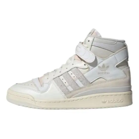 Adidas Originals FORUM Skateboard Shoes Unisex High-Top Beige