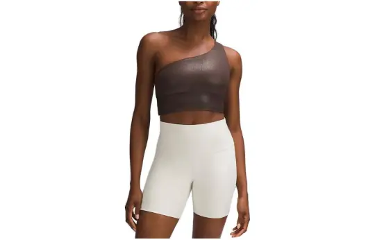 Lululemon Align™ Asymmetrical Ribbed Bra Light Support C/D Cup Shine Bra Women's