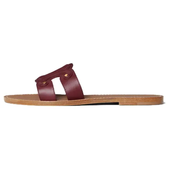 CELINE Slide Slippers Women's Tan
