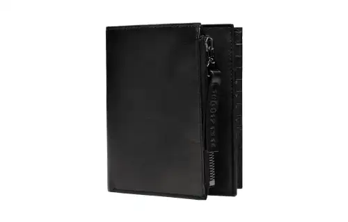 Maison Margiela Smooth Calfskin Wallet Women's Black