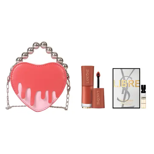 LANCOME Lancôme Pure Nude Lip Glaze Lipstick Set 275/279 + Eau de Liberty