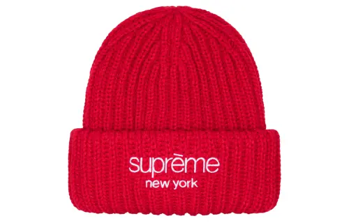 Supreme Classic Logo Chunky Ribbed Beanie