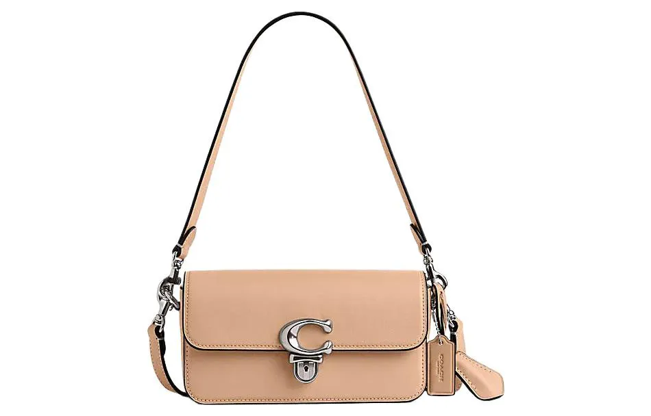 COACH Studio Cow Leather Portable Crossbody Bag, Shoulder Bag Small Women's Skin