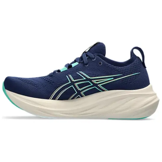 Asics Women's Gel Nimbus 26 'Blue Expanse Aurora Green'