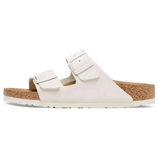 Birkenstock Arizona Suede Antique White Women's