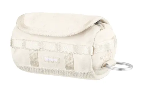 Supreme Suede Keychains Unisex White