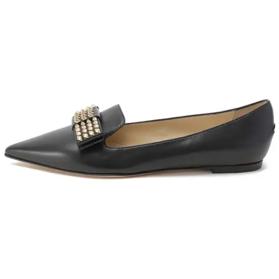 Jimmy Choo Women's Casual Shoes Women's Low-Top Black Gold