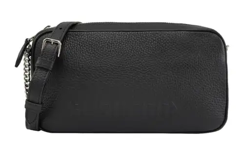 Burberry Calfskin Shoulder Bag Women's Black