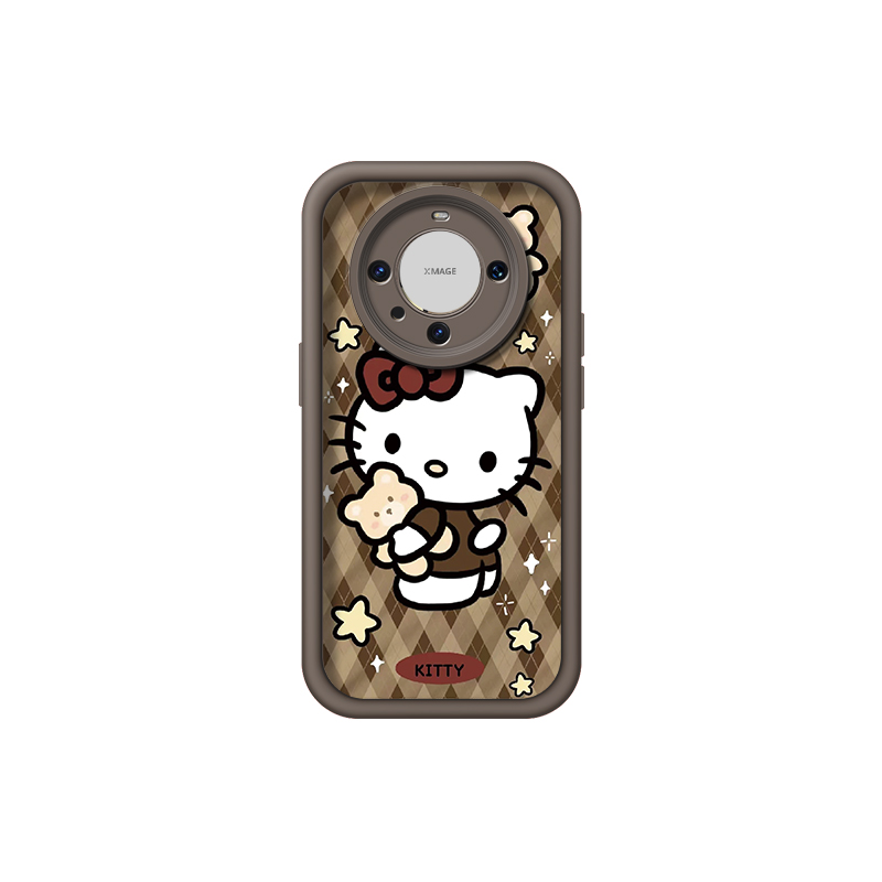 US 10 cents MSMF Huawei/HUAWEI suitable for MATE60/MT50/M40PRO/P50/P60/NOVA10/11PRO cute style cartoon creative HelloKitty cat high-end fashion brand mobile phone case for women