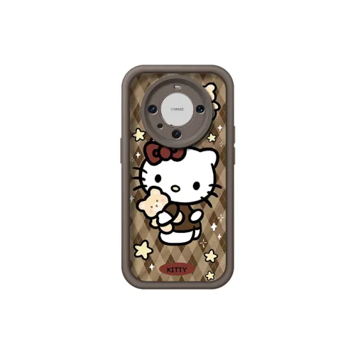 US 10 cents MSMF Huawei/HUAWEI suitable for MATE60/MT50/M40PRO/P50/P60/NOVA10/11PRO cute style cartoon creative HelloKitty cat high-end fashion brand mobile phone case for women