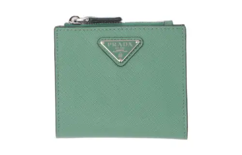 PRADA Saffiano Leather Wallet Men's Salvia Root Green