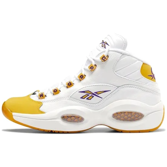 Reebok Question Mid Yellow Toe