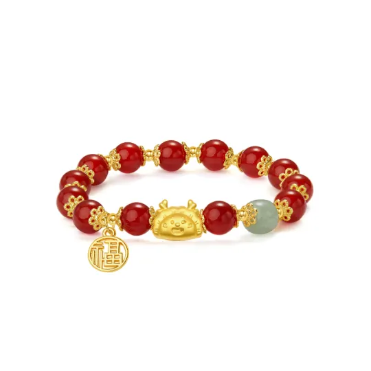 AGOVSKI Agate Jade Bracelets Unisex