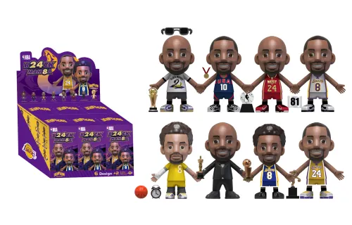 Ace Player AcePlayer × NBA BLACK MAMBA Black Mamba Series Kobe Bryant Basketball Star Blind Box Type Single Blind Box/Full Box of 6