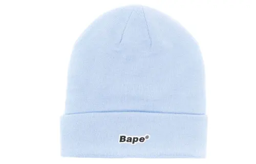 A BATHING APE Acrylic, Wool, Polyester, Polyurethane Beanies Men's Blue
