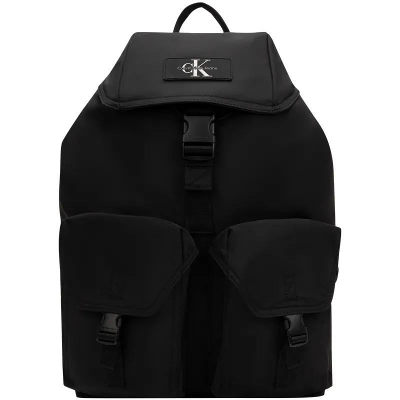 CALVIN KLEIN Fabric Backpack Regular Men's Space Black