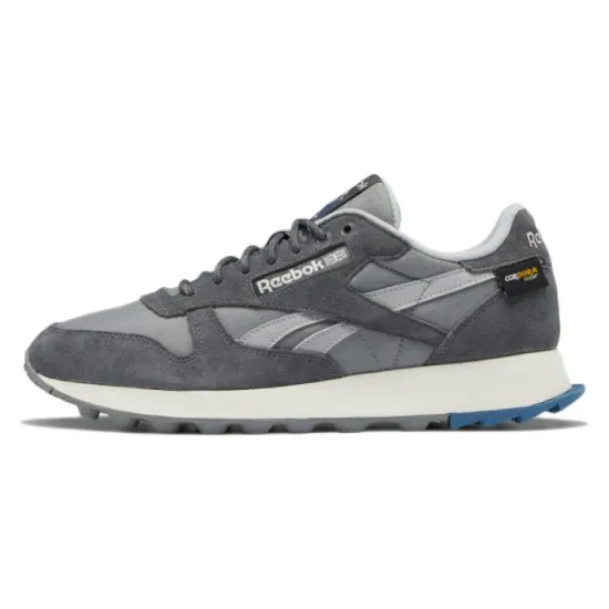 Reebok Classic Leather Running Shoes Unisex Low-top Grey/white