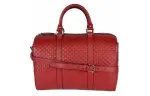 GUCCI Adjustable Strap Leather Shoulder Bag, Crossbody Bag, Handbag, Briefcase Women's Red