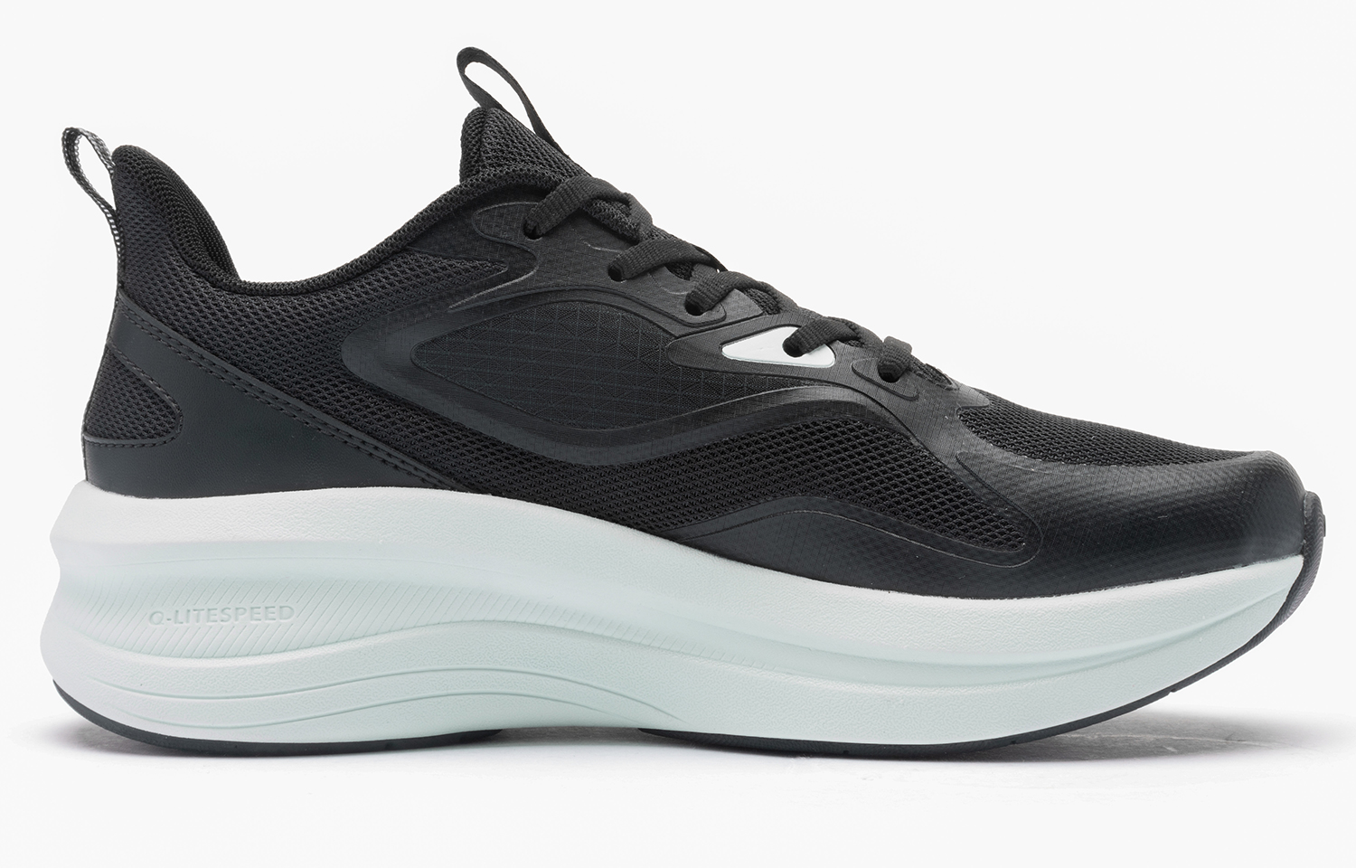 QIAODAN Cushioning Slip Resistant Low top Sprint Running Shoes Women’s Black