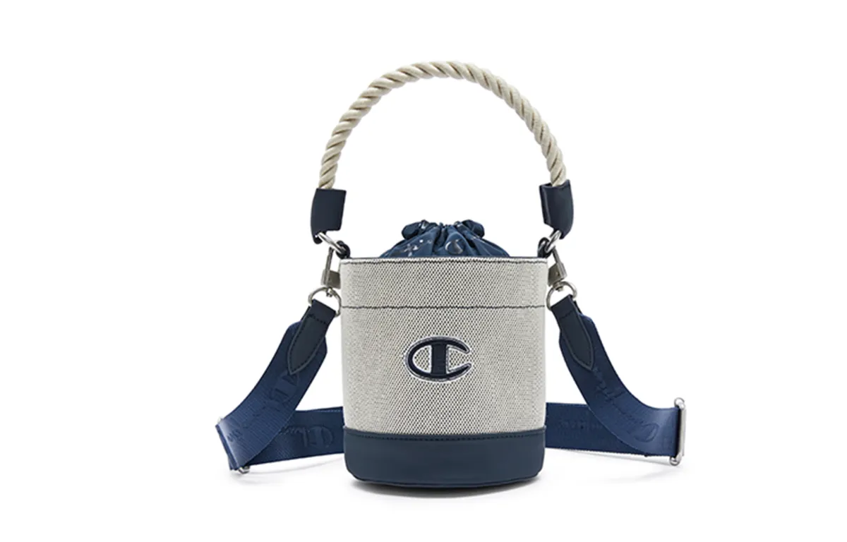 Champion Fabric Handbag, Shoulder Bag Small Unisex Khaki/Black/Navy Blue