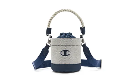 Champion Fabric Handbag, Shoulder Bag Small Unisex Khaki/Black/Navy Blue