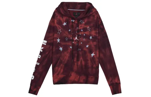 Jordan Legacy AJ6 Sweatshirts Men's Gym Red Hooded Moderate Regular