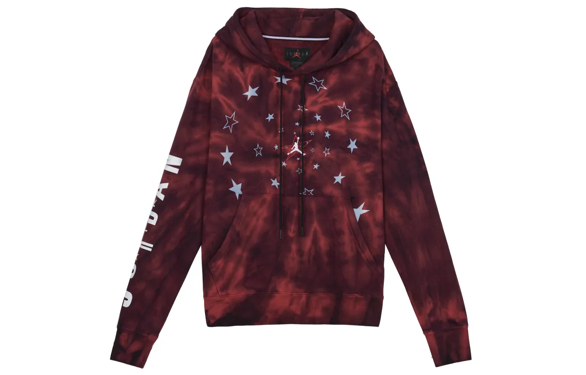 Jordan Casual Sports Fleece Lined Long Sleeved Sweatshirt Men's Gym Red