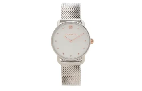 COACH Wrist Watches Quartz Movement Stainless Steel Strap 36mm White Dial Women's Watch