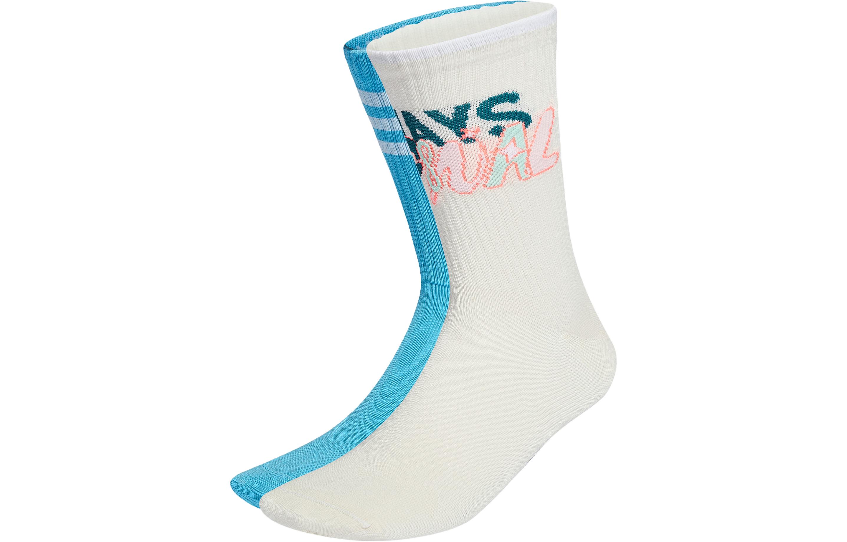 Adidas MID CREW SOCKS 2 PAIRS Crew Socks Unisex 2 Pack