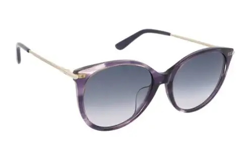 Bottega Veneta Acetate Butterfly Sunglasses Women's Purple