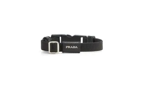 PRADA Metal Wristband, Hand Jewelry Men's Black