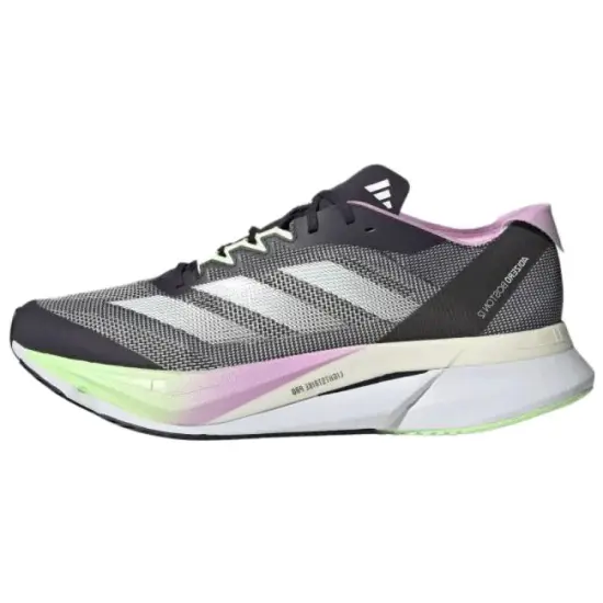 Adidas Adizero Boston 12 Aurora Black Zero Metalic Green Spark