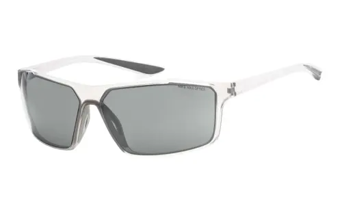 Nike Plastic Rectangular Sunglasses Men's Gray