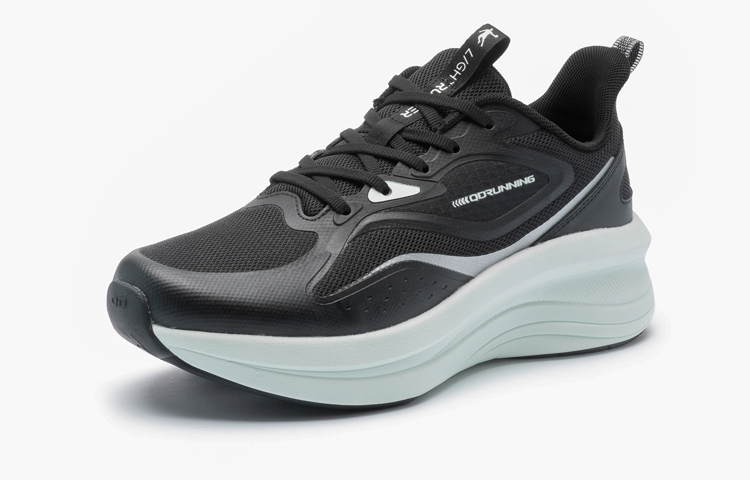 QIAODAN Cushioning Slip Resistant Low top Sprint Running Shoes Women’s Black