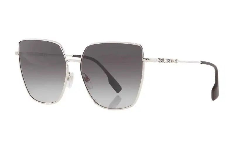 Burberry Metal Butterfly Sunglasses Women's Silver