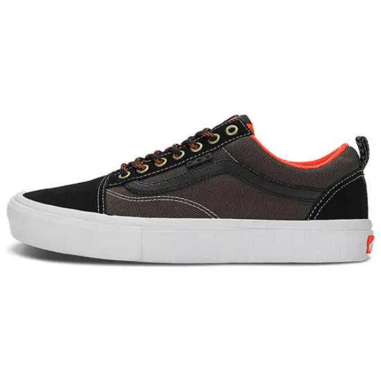 Old Skool Spitfire Wheels X Skate Vans 'Black Flame'