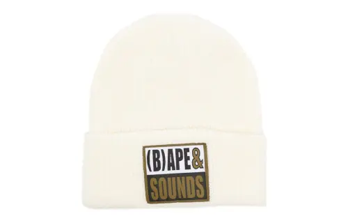 A BATHING APE Bape Sounds Logo-patch Beanie