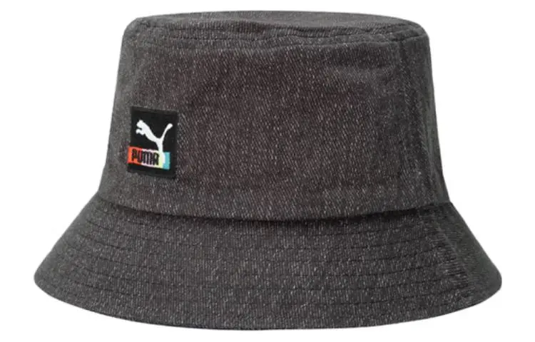 PUMA Cotton Bucket Hats Unisex Black