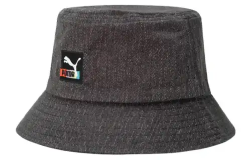 PUMA Cotton Bucket Hats Unisex Black