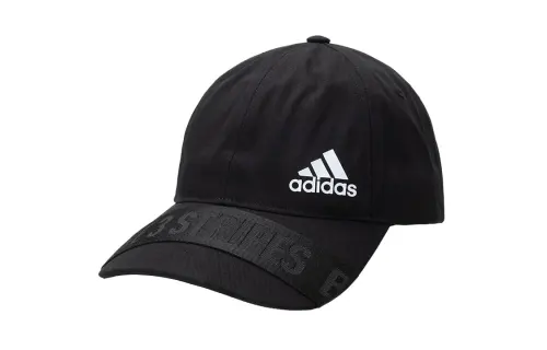 Adidas Cotton, Polyester, Recycled Polyester Baseball Caps Unisex Black