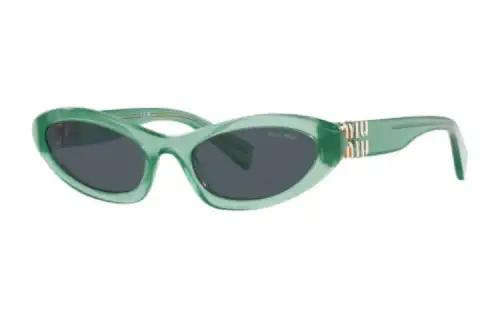 MIU MIU Acetate Cat Eye Sunglasses Women's Green