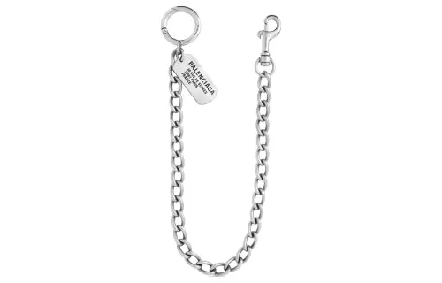 Balenciaga Brass Pants Chains Men's Silver