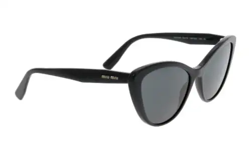 MIU MIU Acetate Cat Eye Sunglasses Women's Black