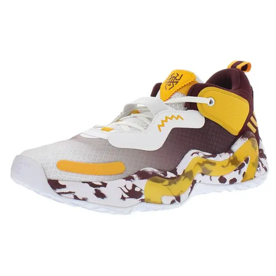 Adidas DON Issue 3 Basketball Shoes Men Low-Top Red Yellow