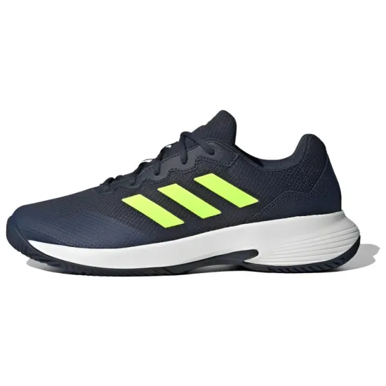 adidas GameCourt 2.0 Shadow Navy Lucid Lemon