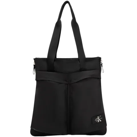 CALVIN KLEIN Fabric Shoulder Bag Regular Men's Space Black