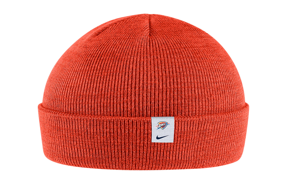Nike Polyester, Acrylic Beanies Unisex Orange