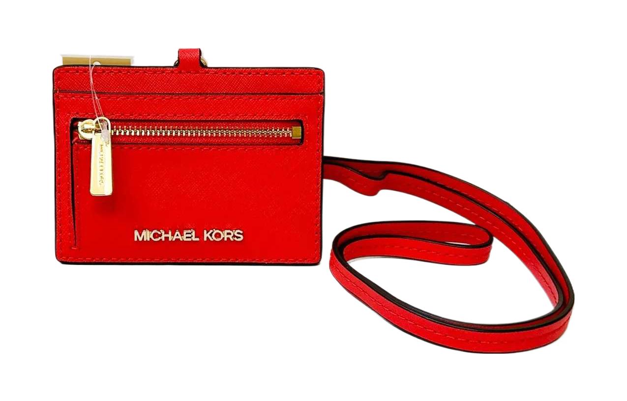Женский картхолдер MICHAEL KORS Jet Set (красный)