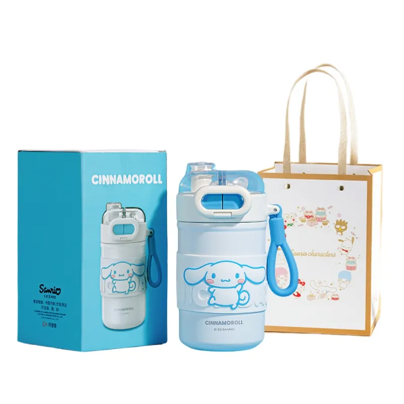 Sanrio Sanrio, doll, cartoon creative high quality handheld glass for students stainless steel, 510 ml, 510 ml